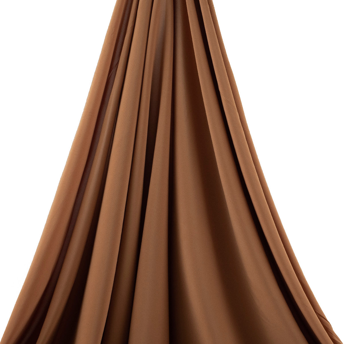 MUSELINA SPANDEX MARRON TABACO