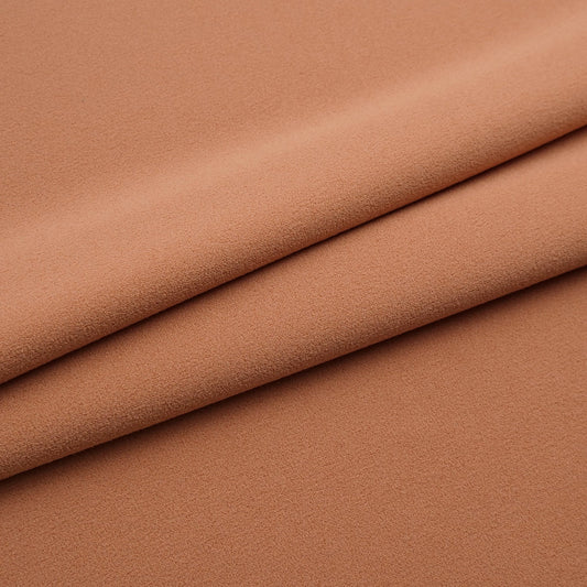 SCUBA CREPE SALMON MUTED CLAY