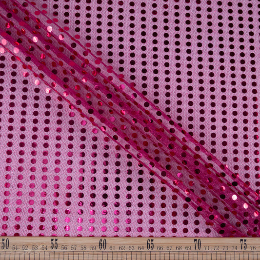 PAILLETTE ELUNEY MAGENTA CARMIN