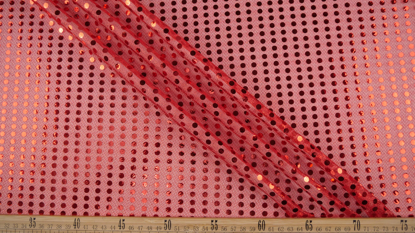 PAILLETTE ELUNEY ROJO CARMESI