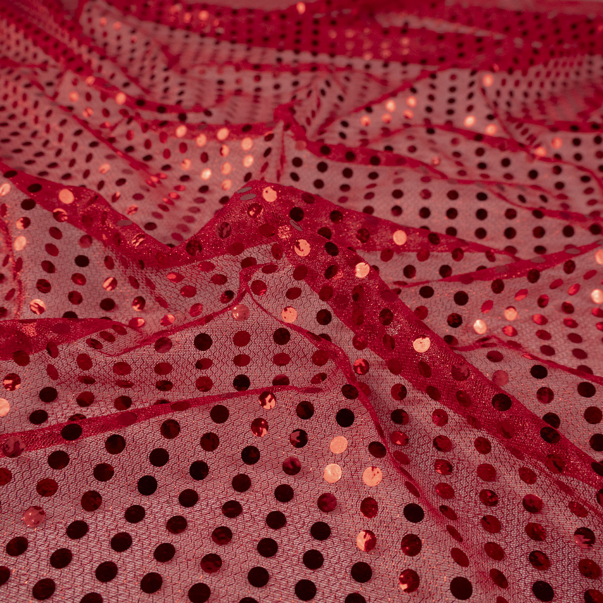 PAILLETTE ELUNEY ROJO CARMESI