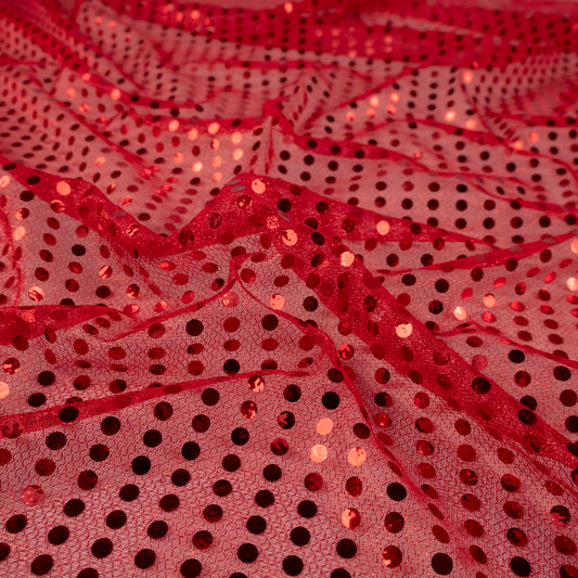 PAILLETTE ELUNEY ROJO CARMESI