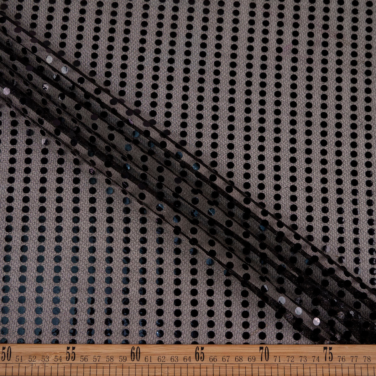 PAILLETTE ELUNEY NEGRO METEORITO