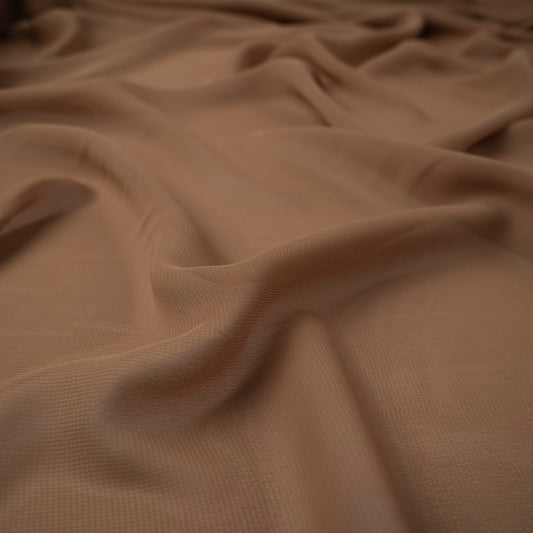 GASA MUSELINA MARRON COCO TOSTADO