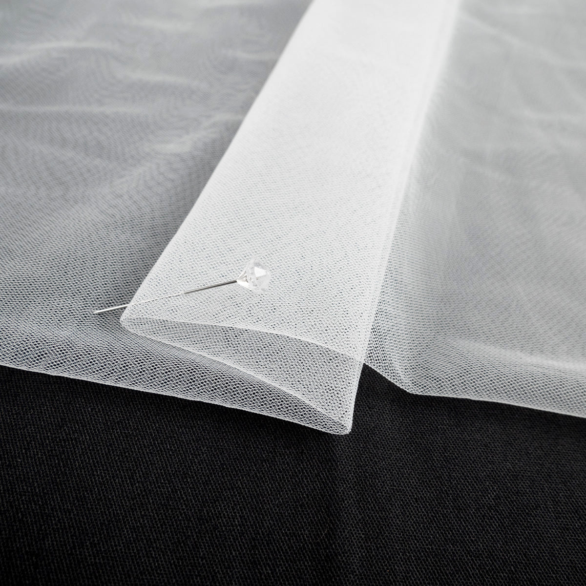 MICRO TUL BLANCO BRILLANTE