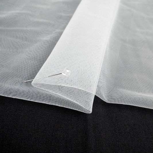 MICRO TUL BLANCO BRILLANTE