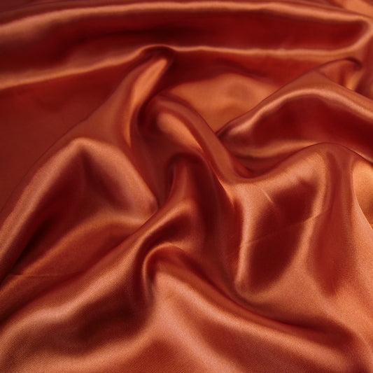 SATEN POLY MARRON BOSSA NOVA