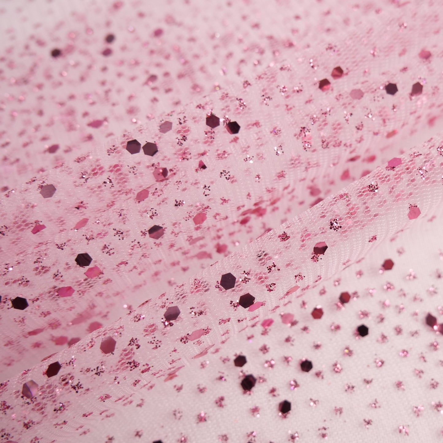 TUL LAMINADO ROSA FAIRY TALE