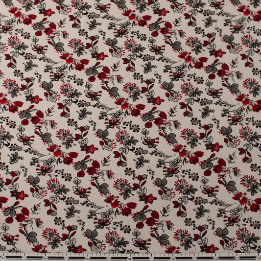 CREPE BOUCLE ESTAMPADO BLANCO BRILLANTE