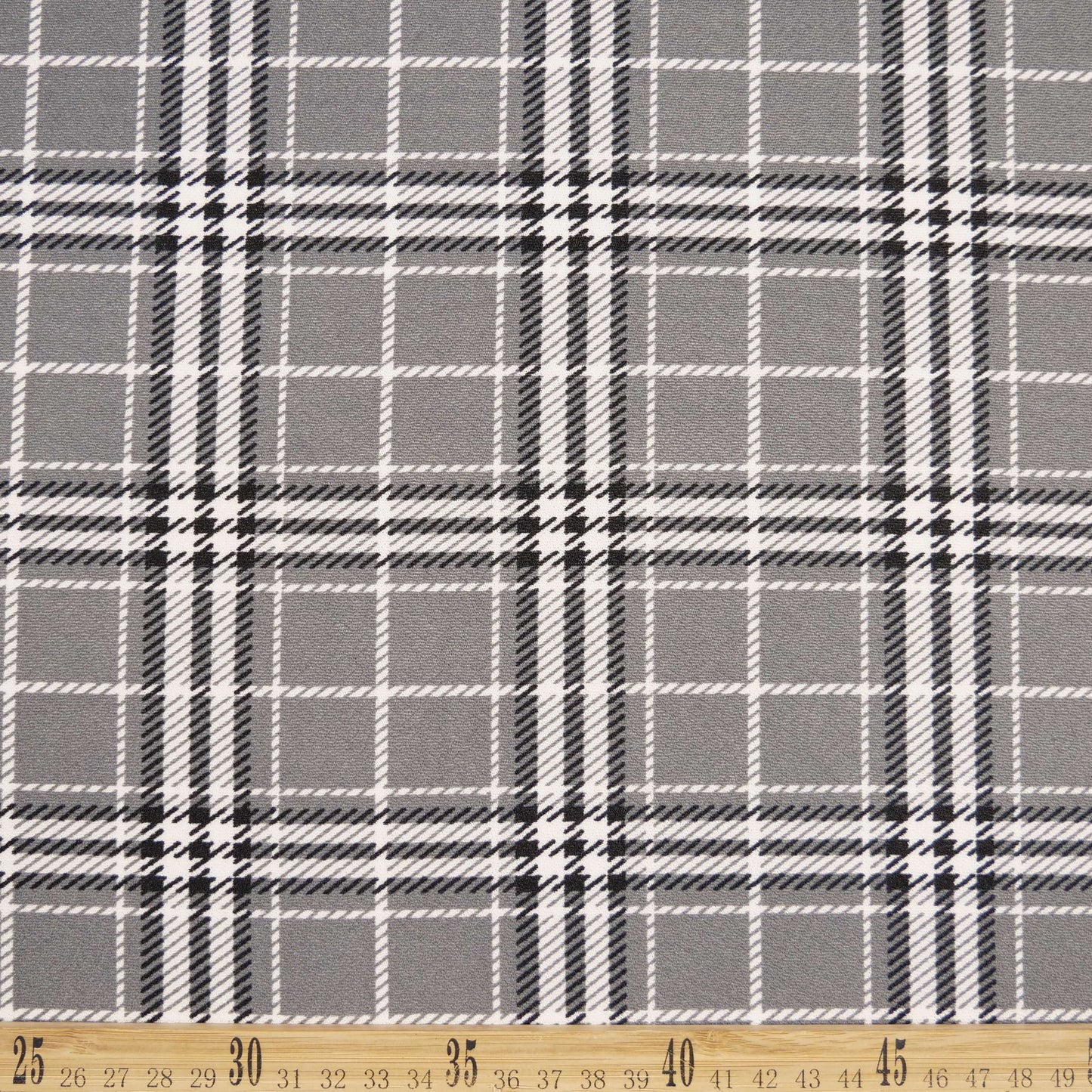 CREPE BOUCLE ESTAMPADO GRIS PELTRE TRATAN CUADRADOS