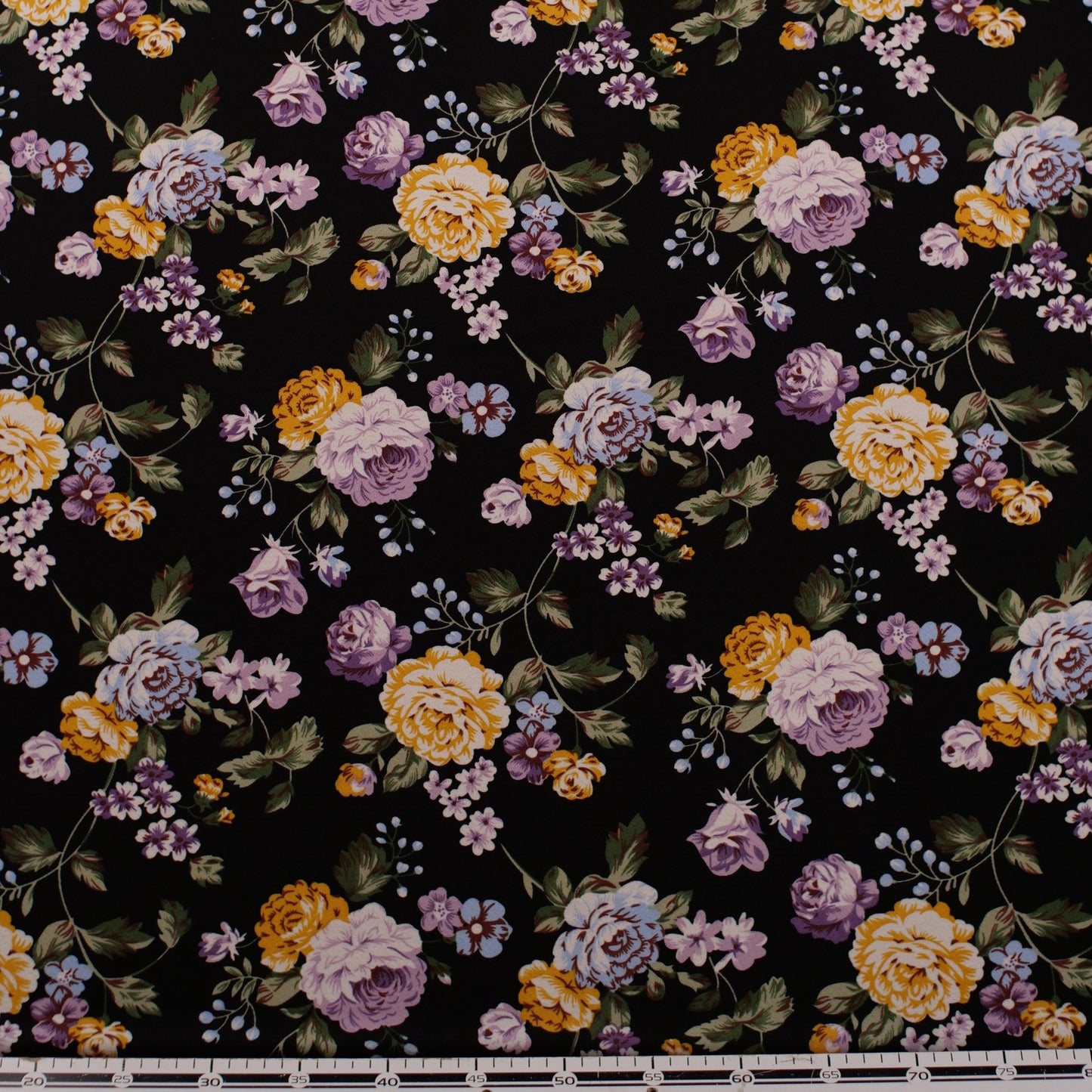 CREPE BOUCLE ESTAMPADO NEGRO METEORITO