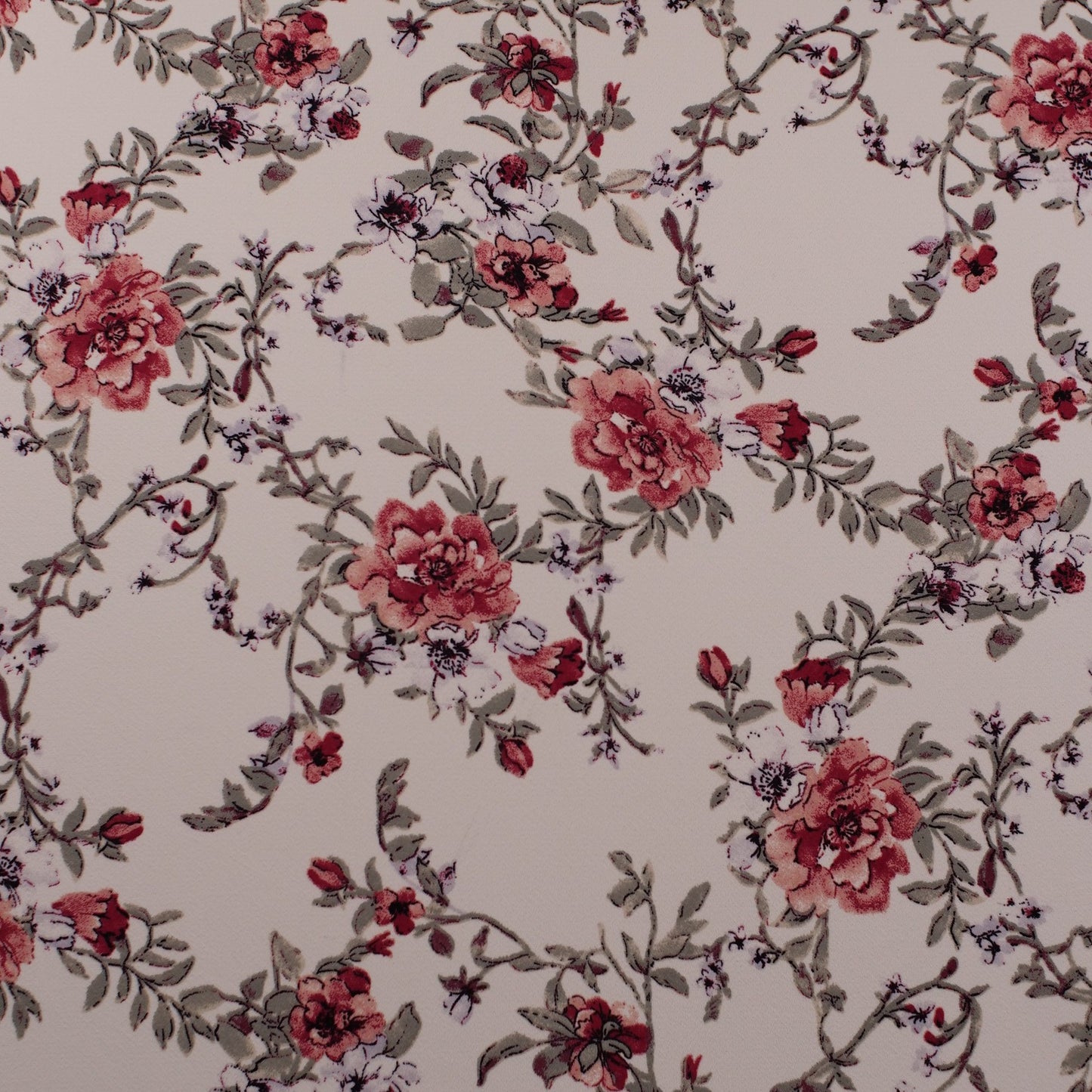 CREPE BOUCLE ESTAMPADO BLANCO BRILLANTE
