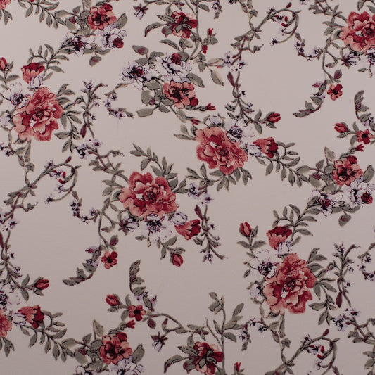 CREPE BOUCLE ESTAMPADO BLANCO BRILLANTE