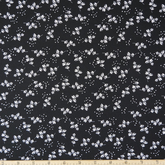 CREPE BOUCLE ESTAMPADO NEGRO METEORITO