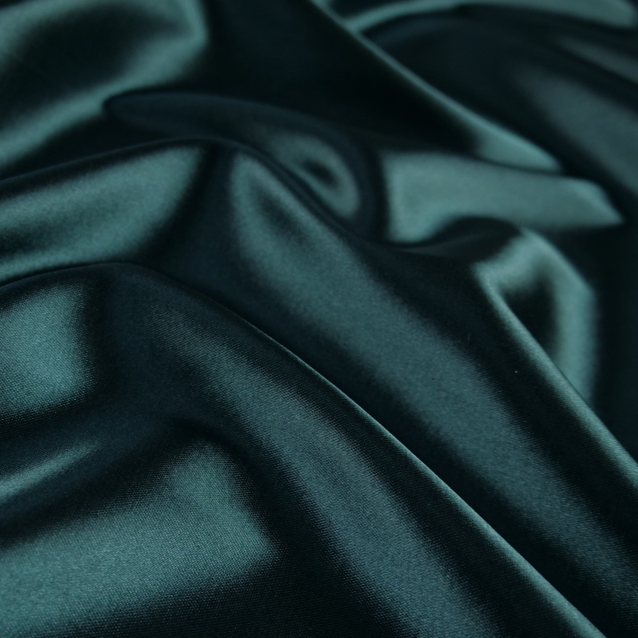SATEN SPANDEX VERDE TEAL OSCURO