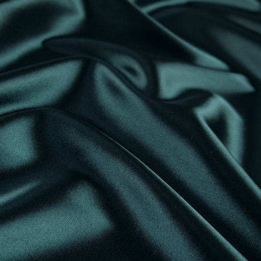 SATEN SPANDEX VERDE TEAL OSCURO