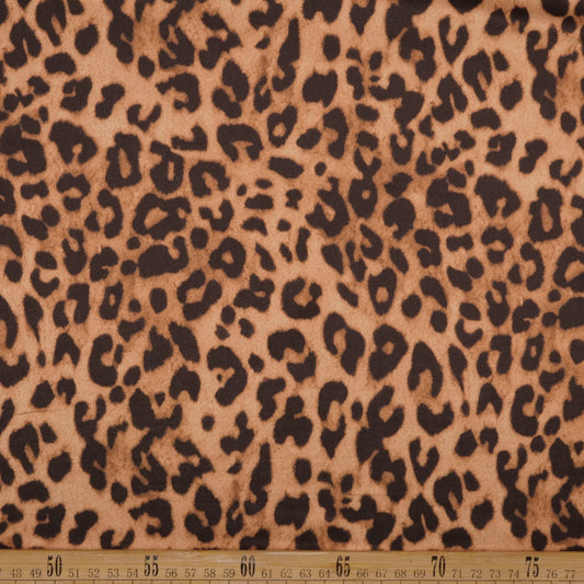 SATEN ESTAMPADO BEIGE ARENA PRADERA ANIMAL PRINT