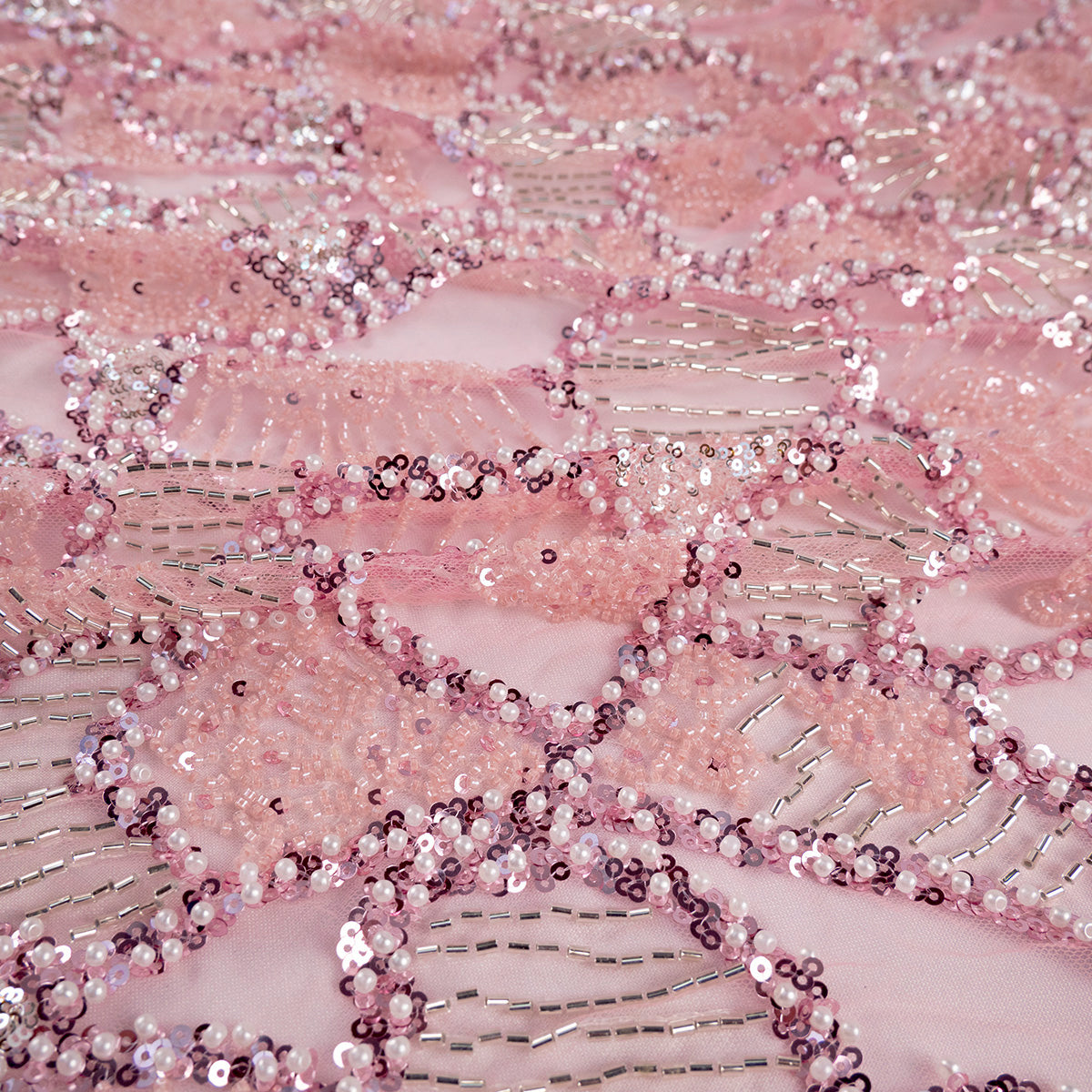 TUL PRADA MAGENTA FLOR CACTUS ABSTRACTO