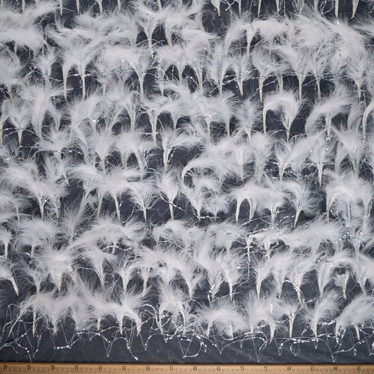 TUL PRADA BLANCO BRILLANTE