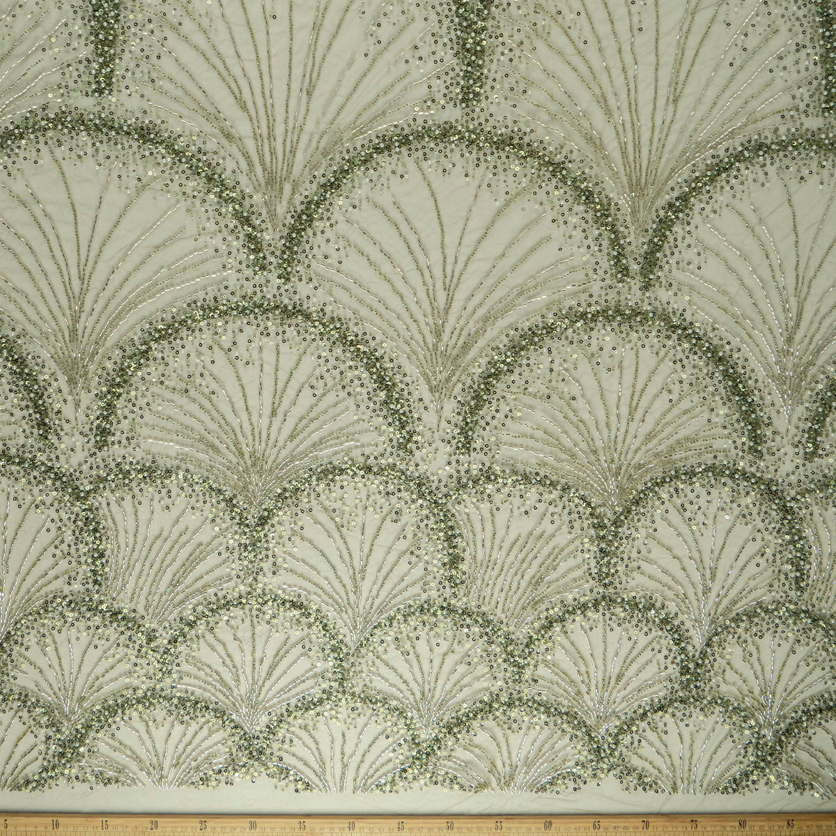 TUL PRADA VERDE OLIVA MARRON