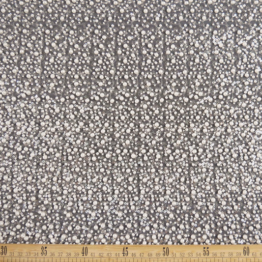 TUL FENDI BLANCO BRILLANTE CON PERLAS