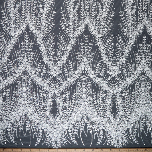 TUL FENDI BLANCO BRILLANTE ALAS