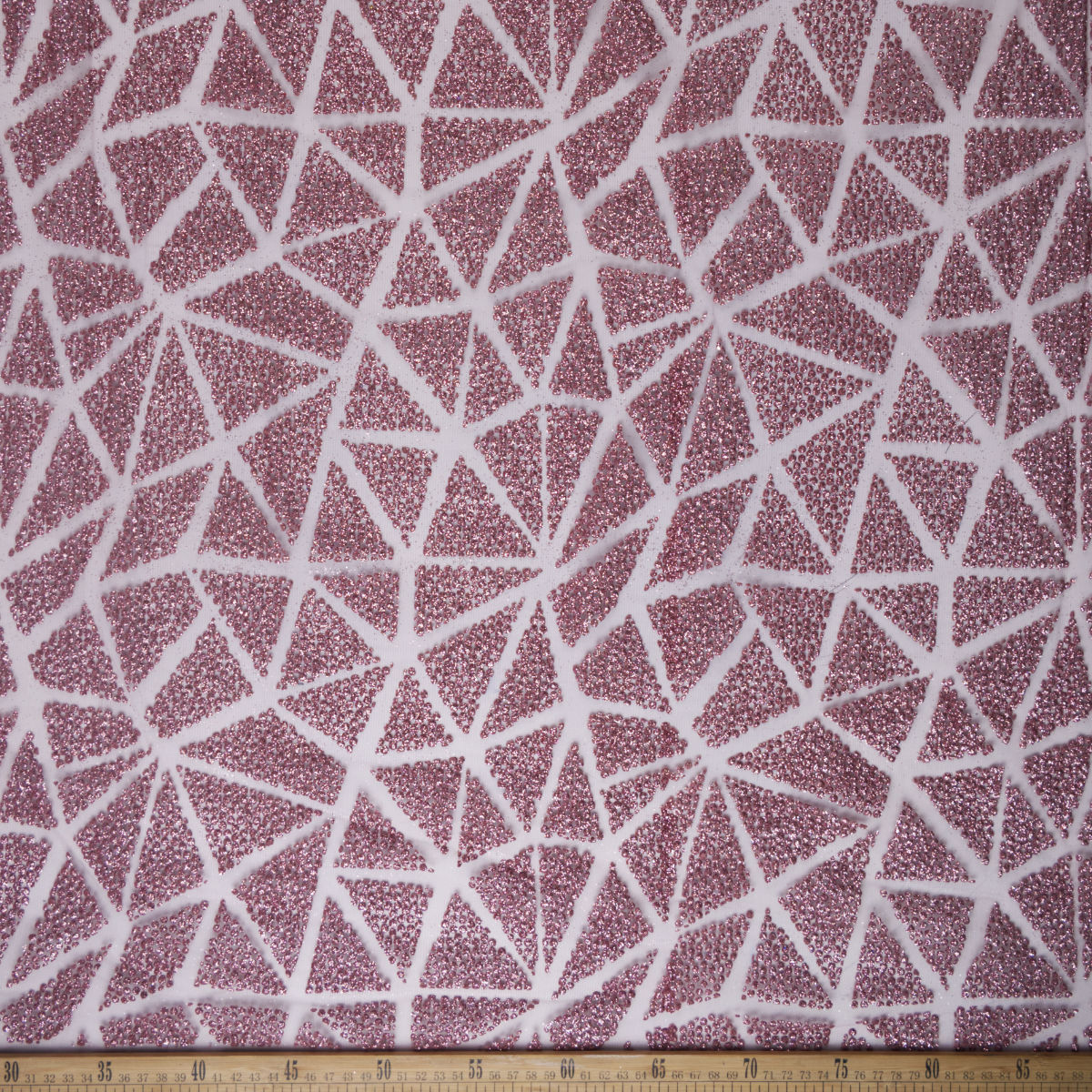 TUL LOLA LILA BORDEAUX TRIANGULOS