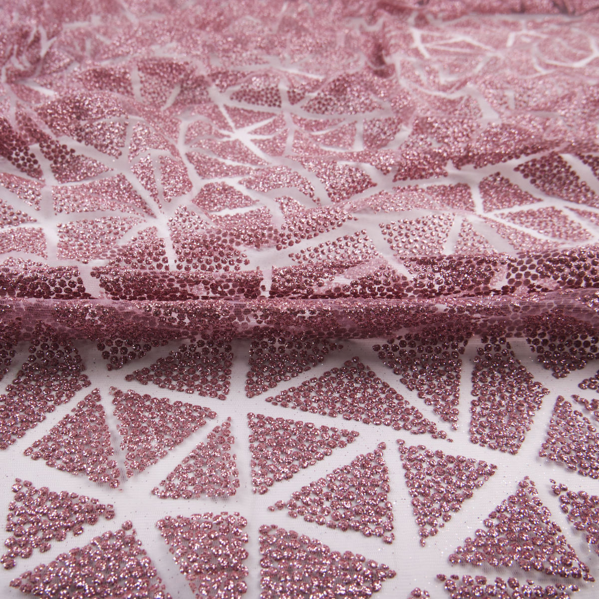 TUL LOLA LILA BORDEAUX TRIANGULOS