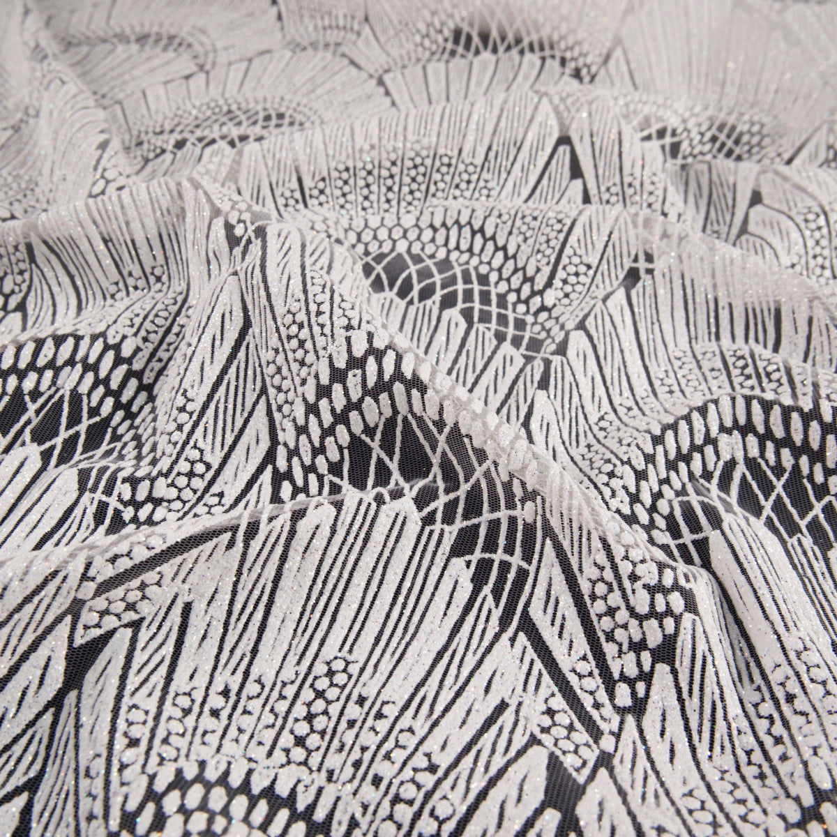 TUL LOLA BLANCO AZULADO GLITTER