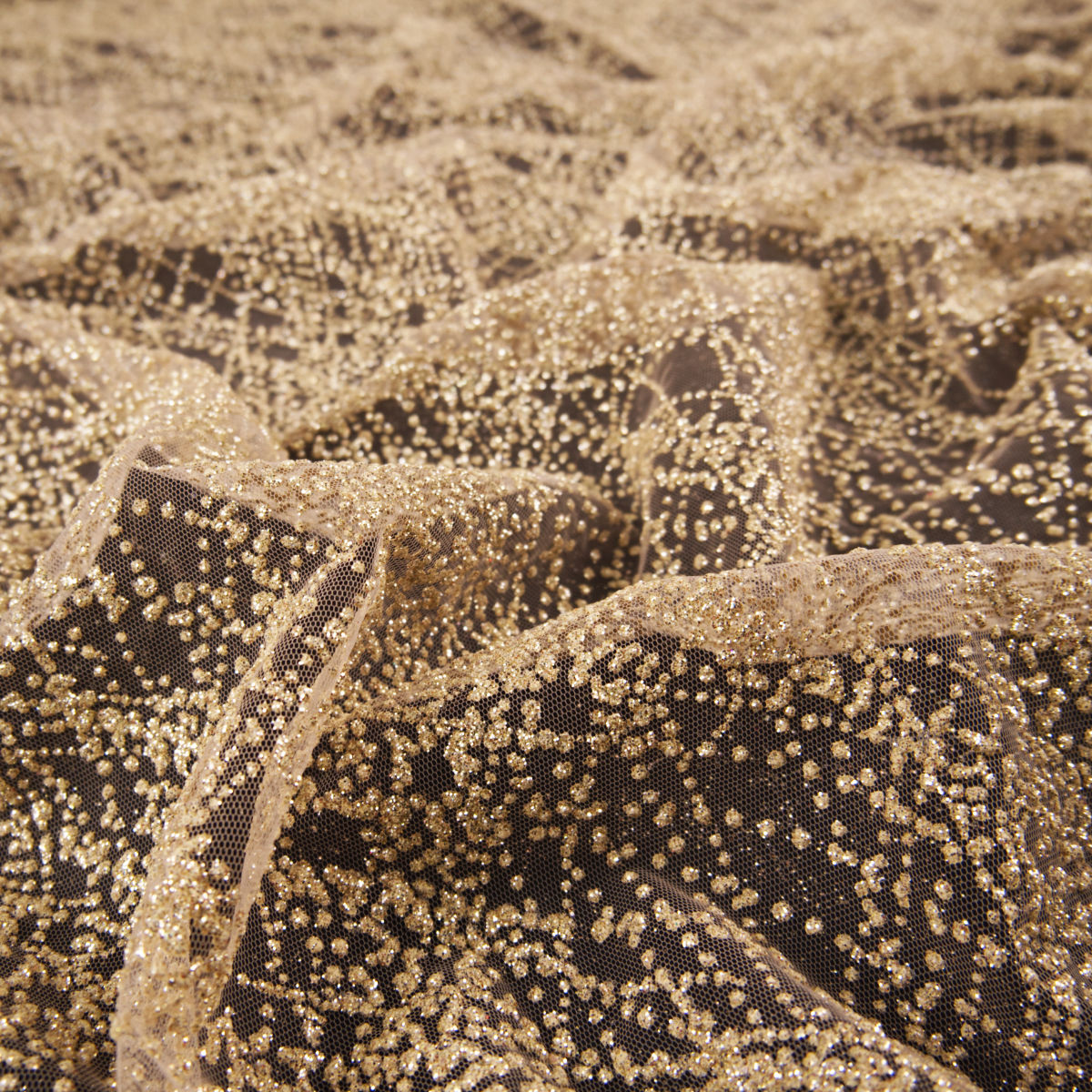 TUL LOLA CAMEL SEMILLAS GLITTER