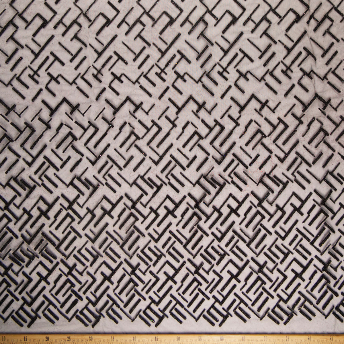 TUL LOLA NEGRO METEORITO GLITTER LINEAS