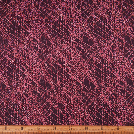 TUL LOLA LILA BORDEAUX GLITTER