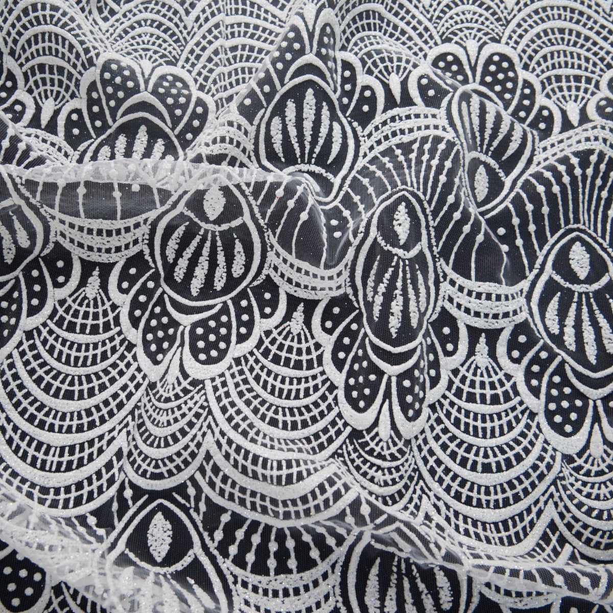 TUL LOLA BLANCO BRILLANTE GLITTER