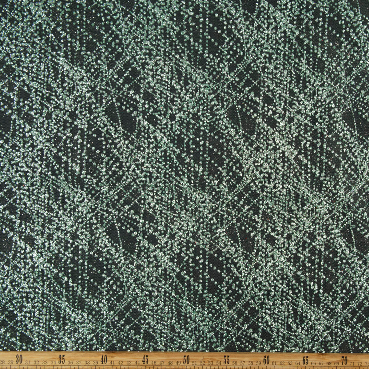 TUL LOLA VERDE AGUA ARANA GLITTER