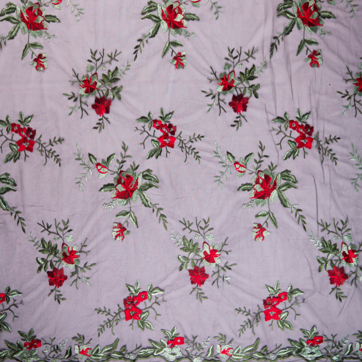 TUL LOLA NEGRO METEORITO FLORES ROJAS