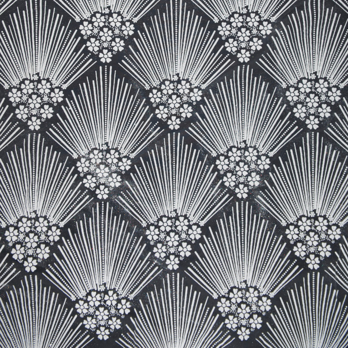 TUL LOLA BLANCO BRILLANTE GLITTER GEOMETRICO