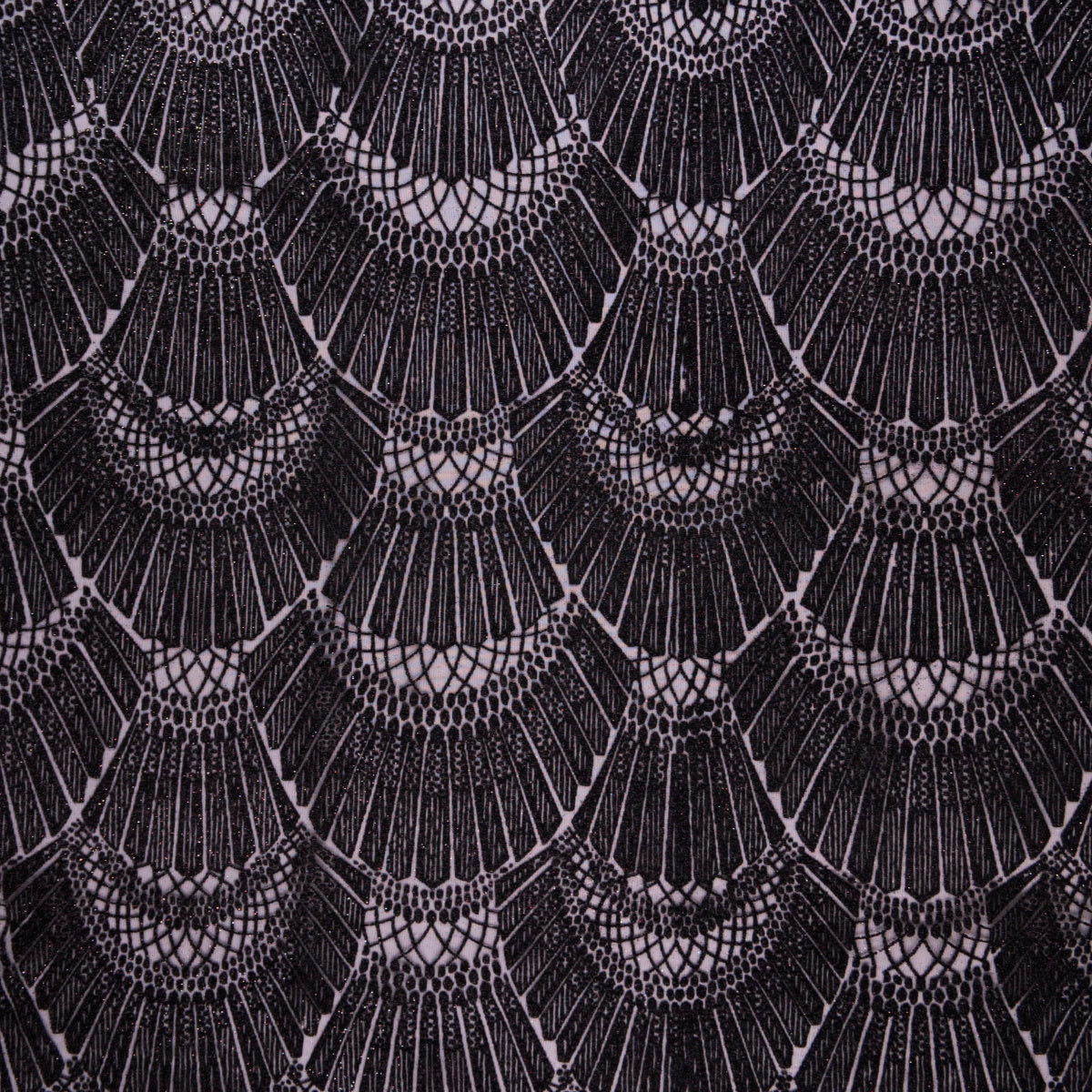 TUL LOLA NEGRO METEORITO GEOMETRICO GLITTER