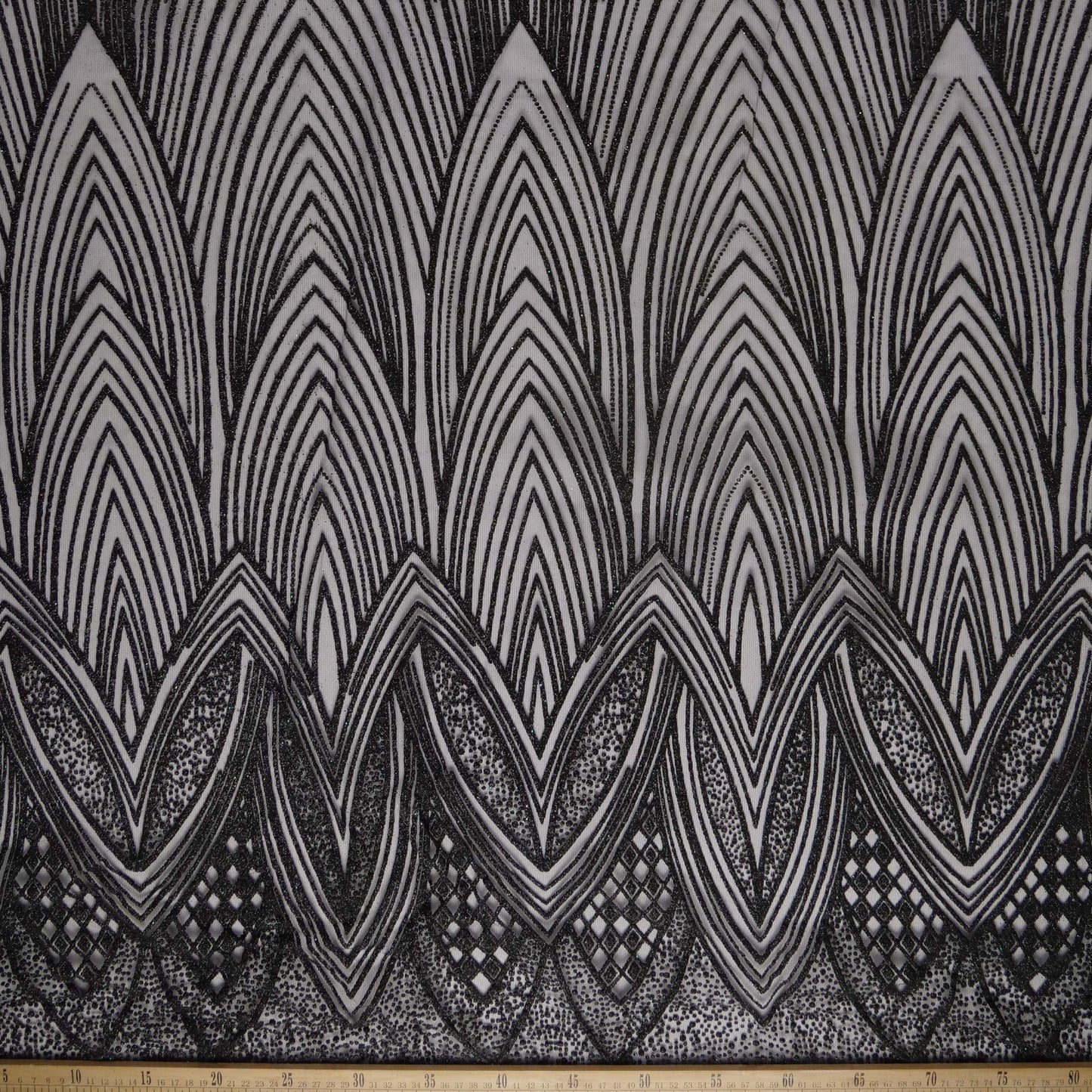 TUL LOLA NEGRO METEORITO GEOMETRICO