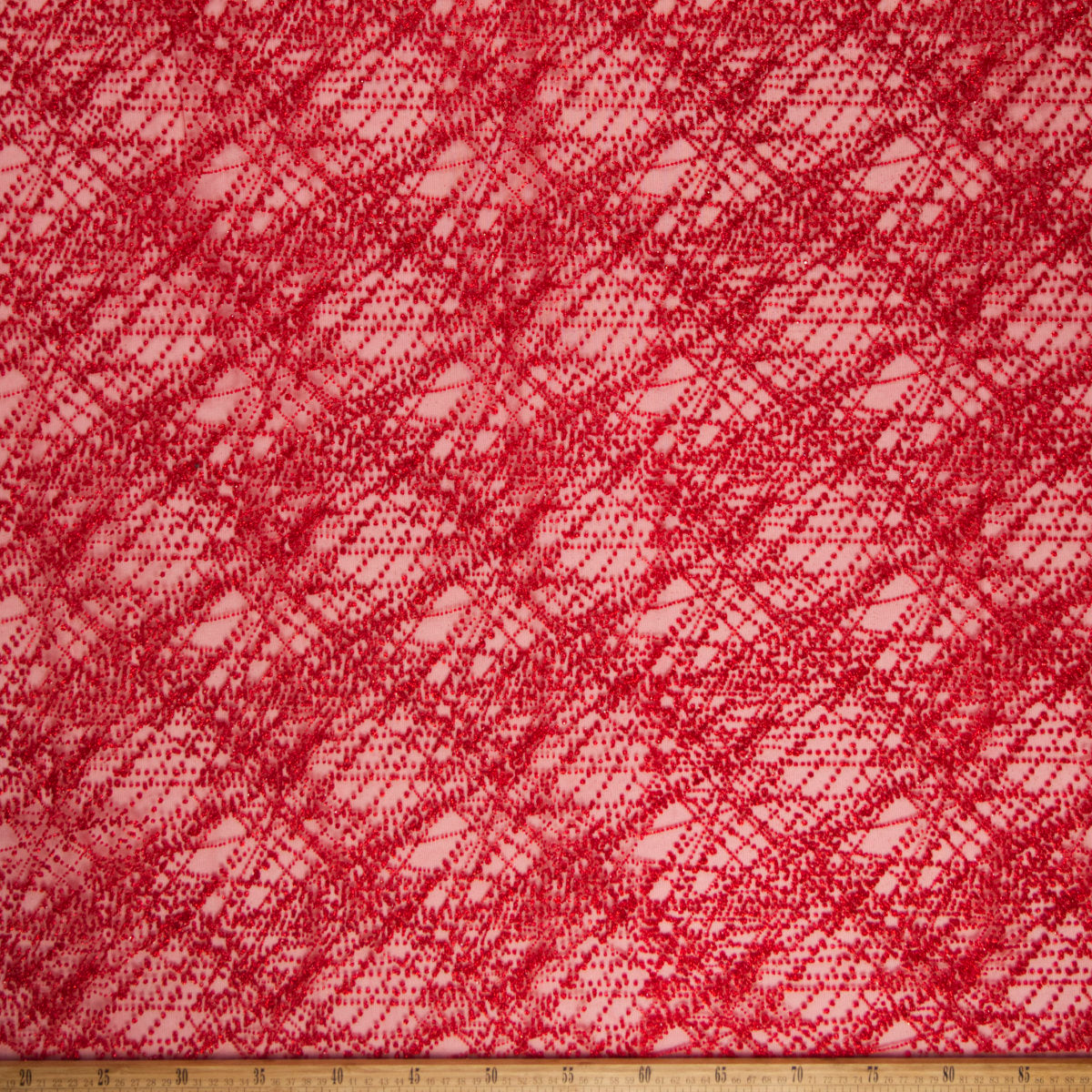 TUL LOLA ROJO SCARLATA GLITTER