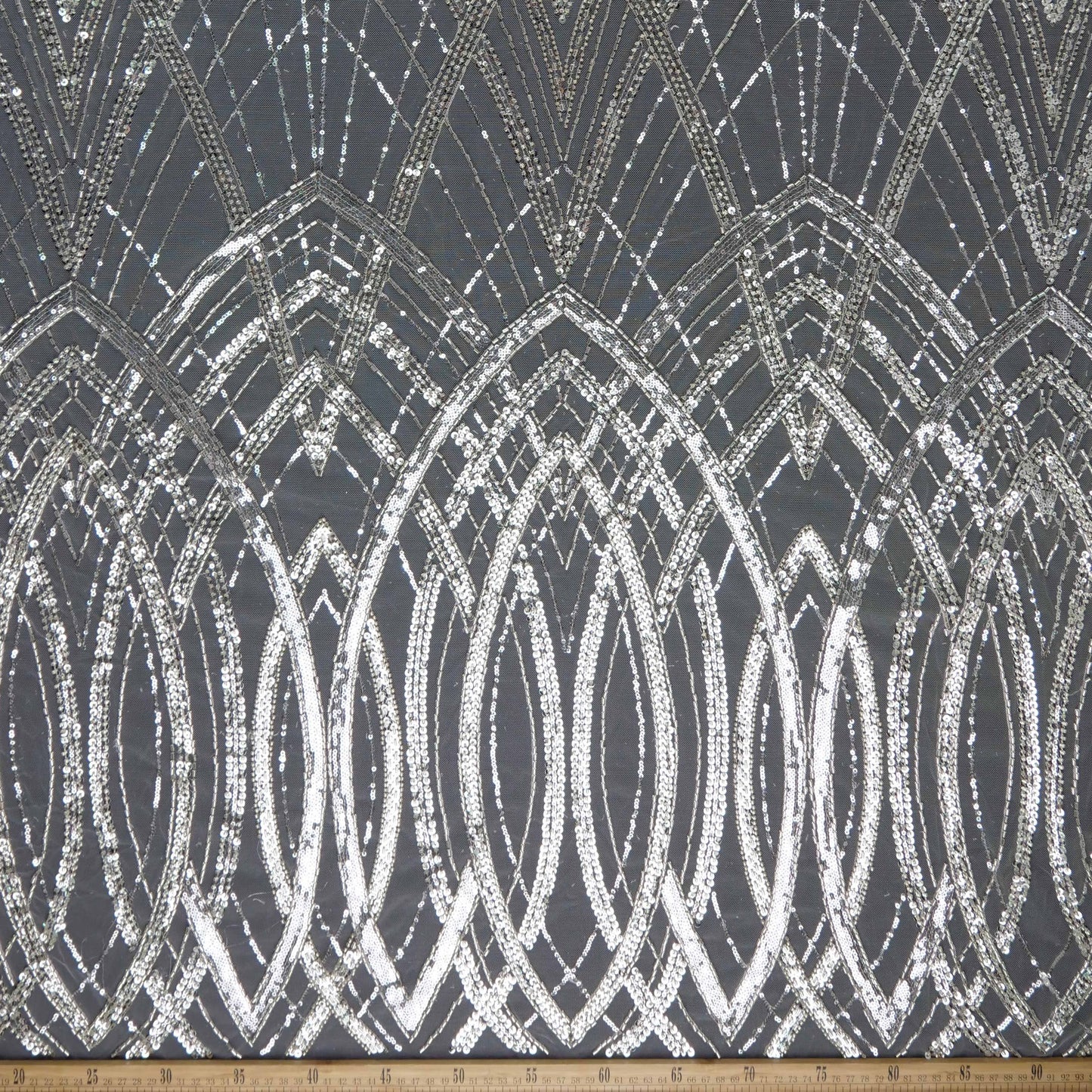 TUL GABBANA BLANCO BRILLANTE GEOMETRICO