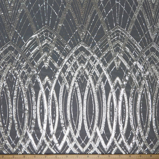 TUL GABBANA BLANCO BRILLANTE GEOMETRICO