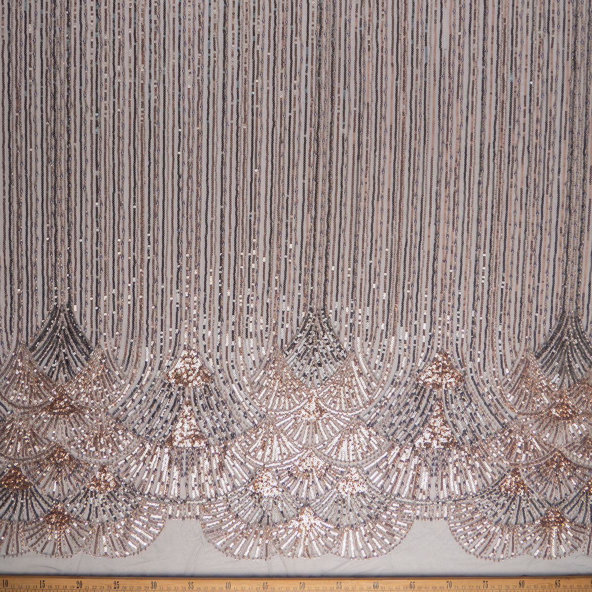 TUL GABBANA GRIS PERISCOPIO CON LINEAS