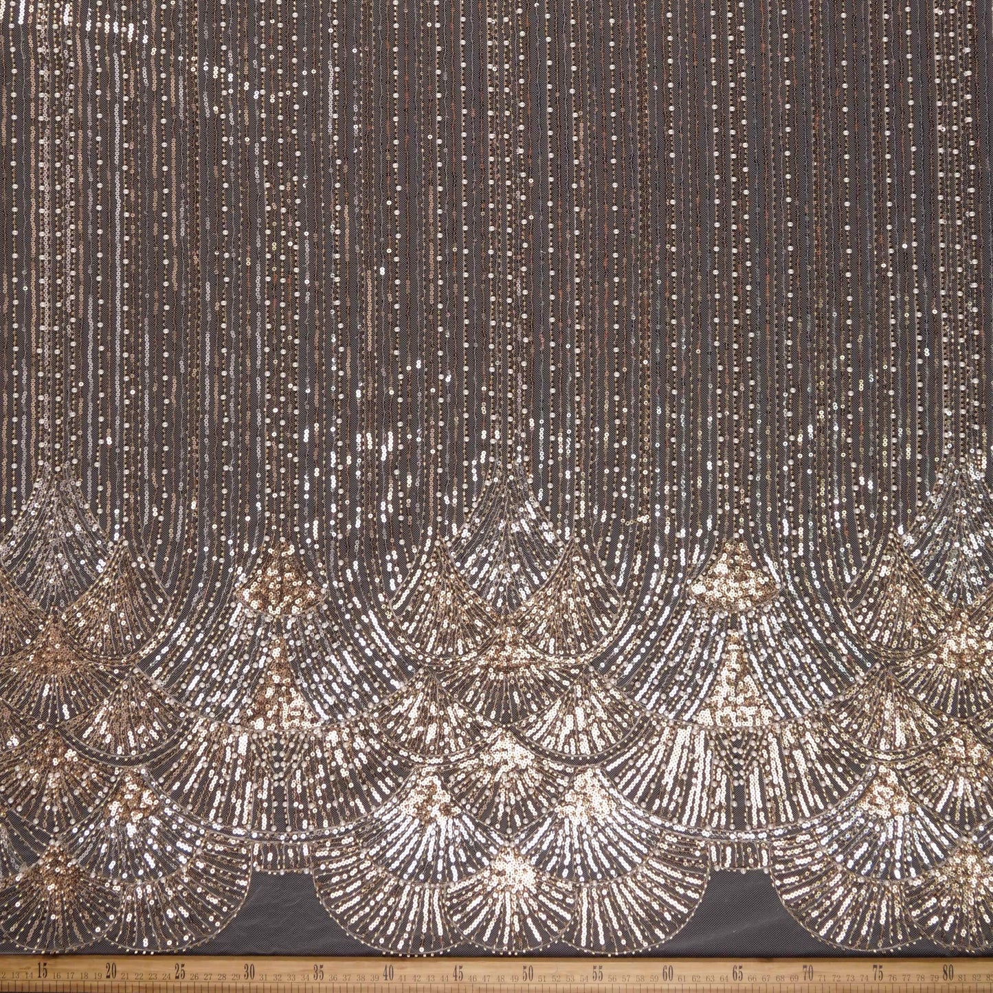 TUL GABBANA BLANCO BRILLANTE LINEAS