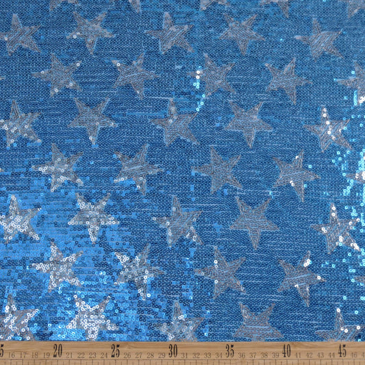 PAILLETTE SOPHIA AZUL LUNA CON ESTRELLAS