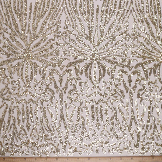 PAILLETTE ISABELLA BEIGE LIGERO TELA DE ARAÑA