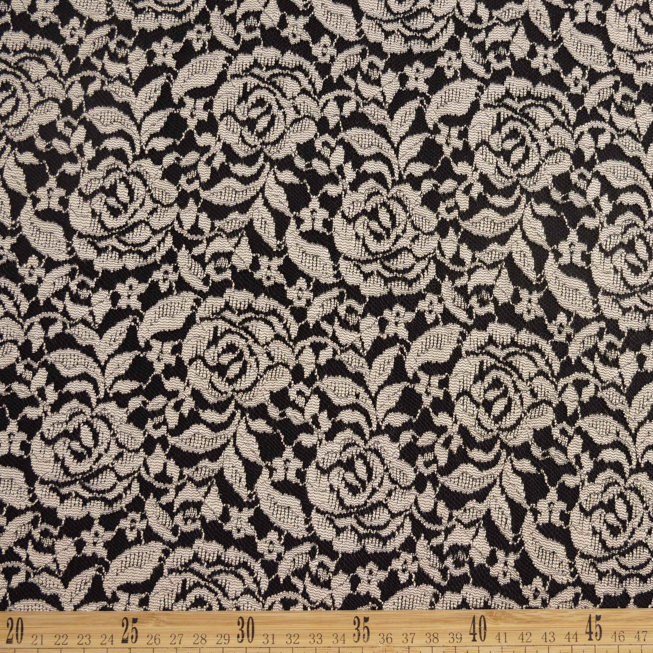 ENCAJE LOLA NEGRO METEORITO