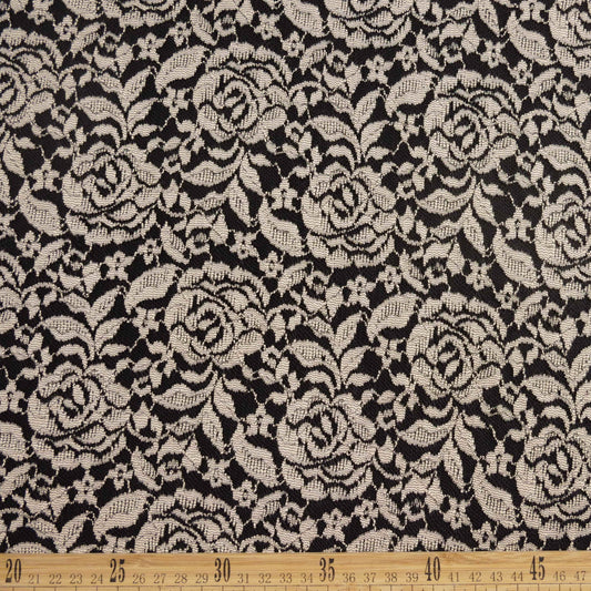 ENCAJE LOLA NEGRO METEORITO