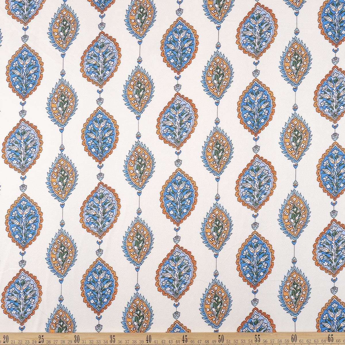SATEN CREPE ESTAMPADO BLANCO PAPIRO