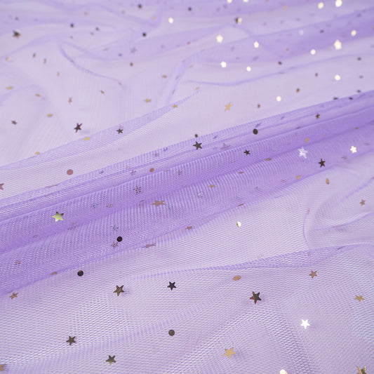 TUL ESTRELLITAS LILA VIOLA