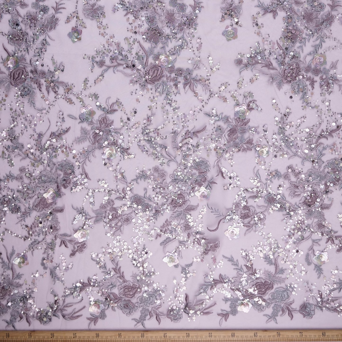 TUL MARNI LILA PASTEL CON FLORES